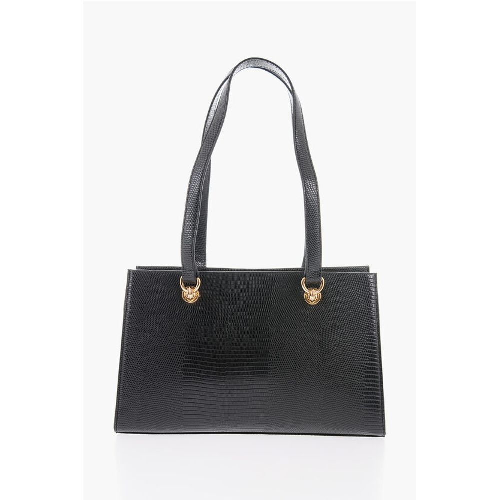 Moschino Black Polyethylene Shoulder Bag