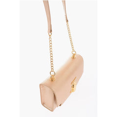 Moschino Gold Polyethylene Shoulder Bag