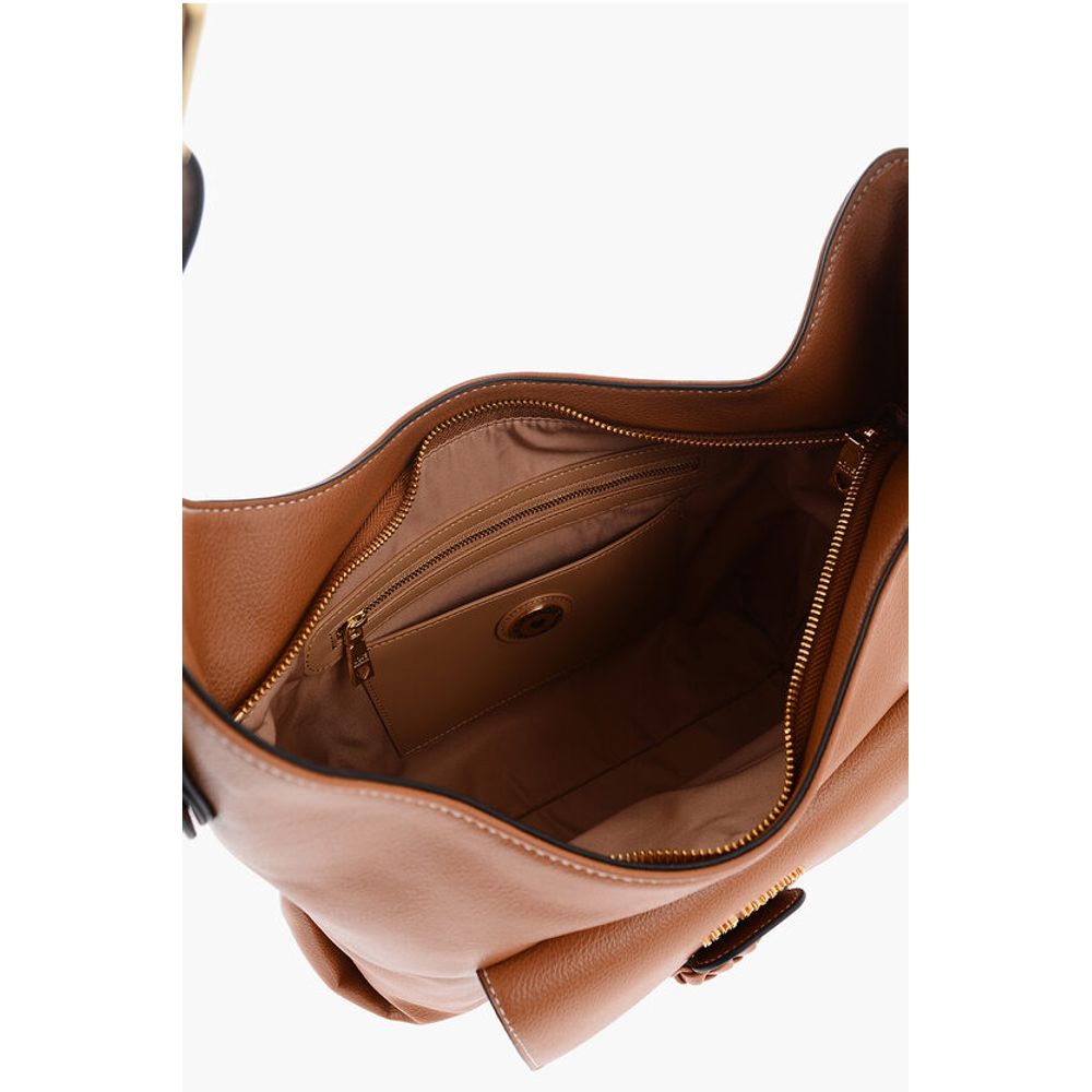 Moschino Brown Polyethylene Shoulder Bag