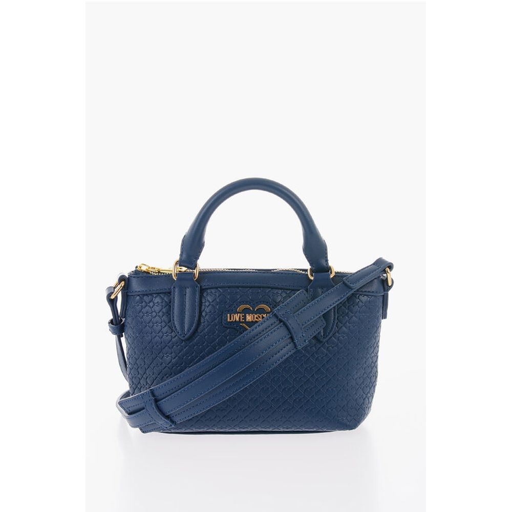 Moschino Blue Polyethylene Tote Bag