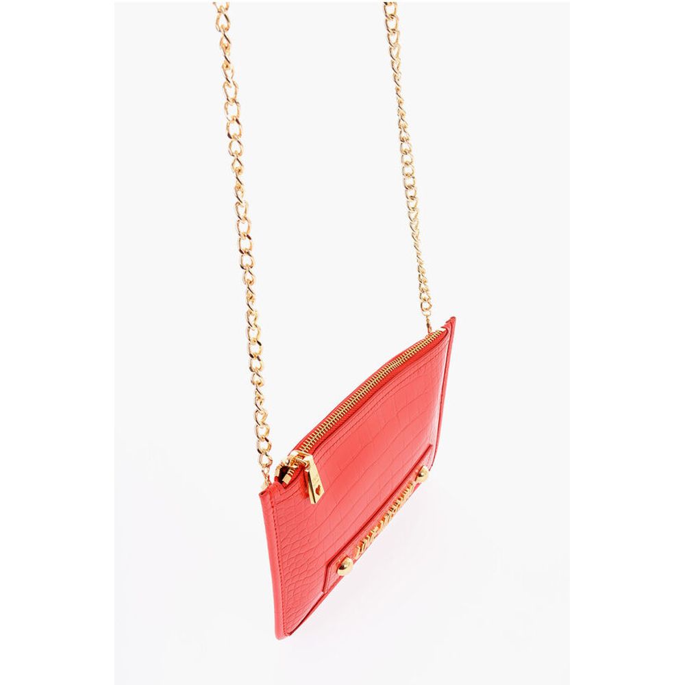 Moschino Red Polyethylene Tote Bag