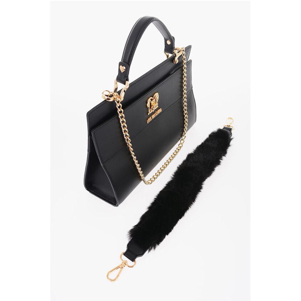 Moschino Black Polyethylene Tote Bag
