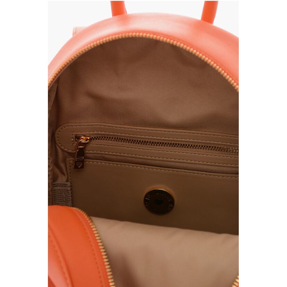 Moschino Orange Polyethylene Backpack