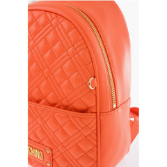 Moschino Orange Polyethylene Backpack