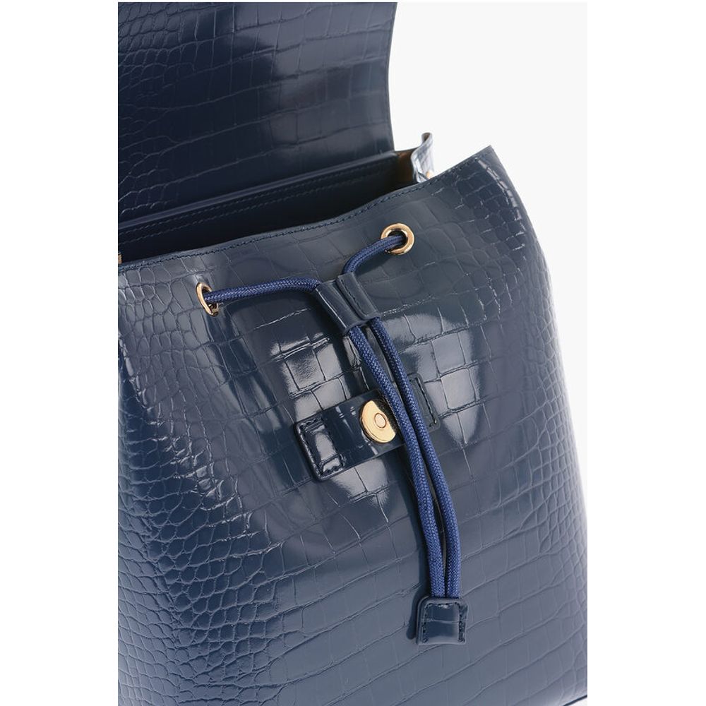 Moschino Blue Polyethylene Backpack