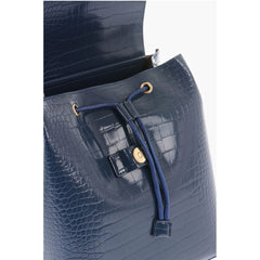 Moschino Blue Polyethylene Backpack