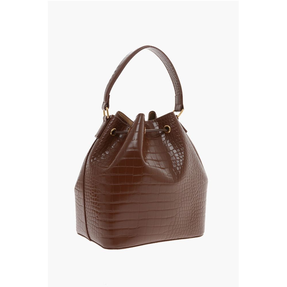 Moschino Brown Polyethylene Tote Bag