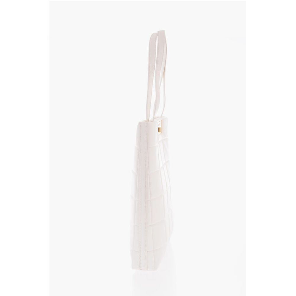 Moschino White Polyethylene Tote Bag