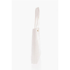 Moschino White Polyethylene Tote Bag