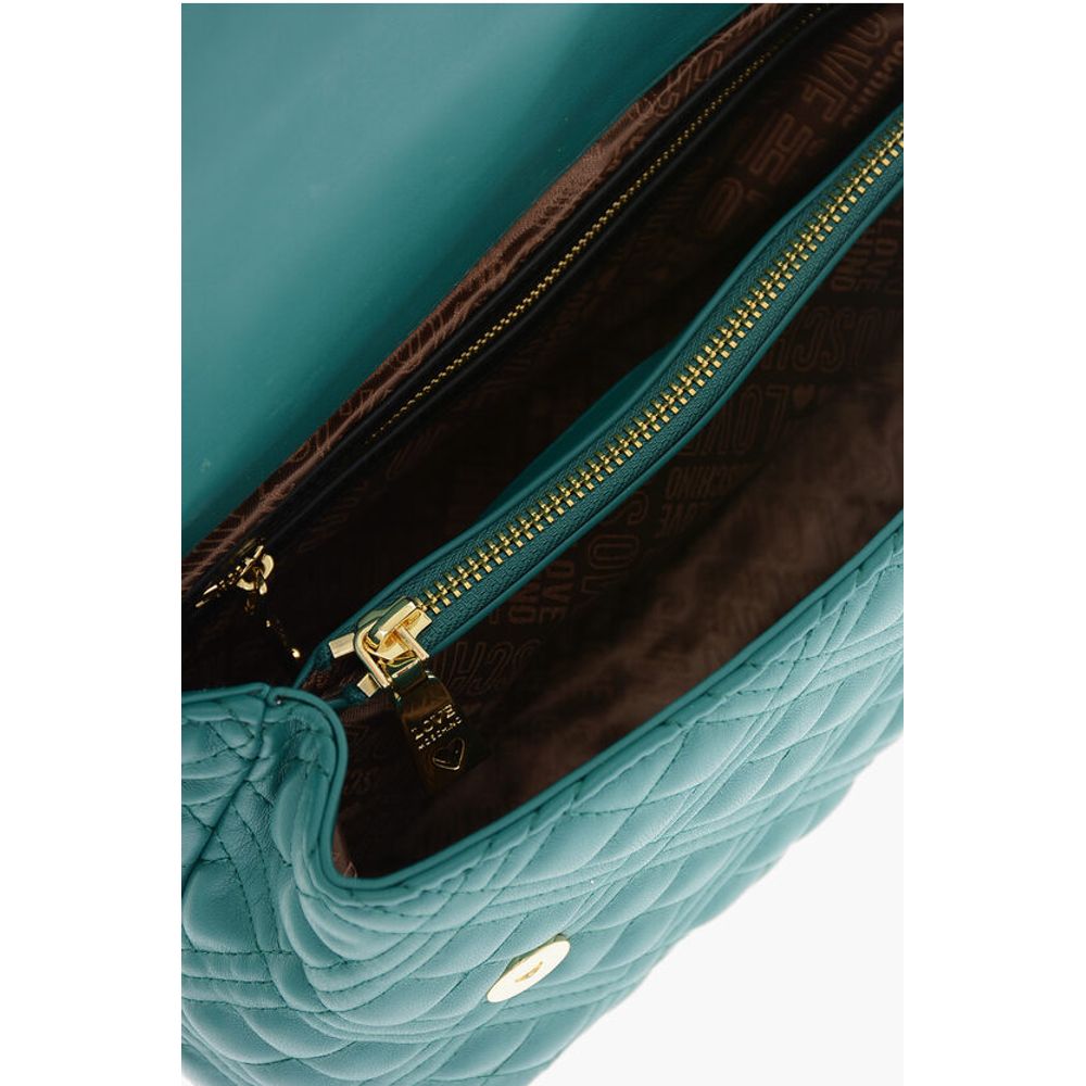 Moschino Green Polyethylene Tote Bag