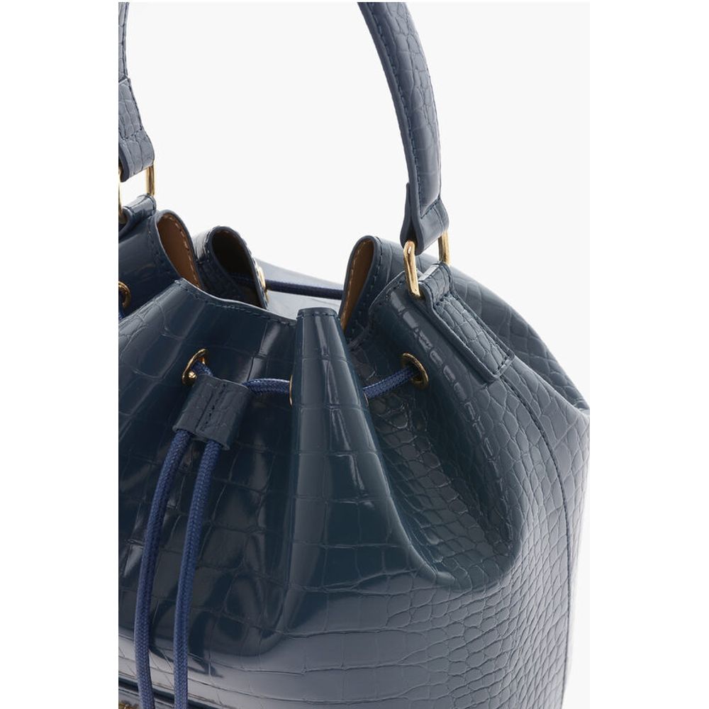 Moschino Blue Polyethylene Tote Bag