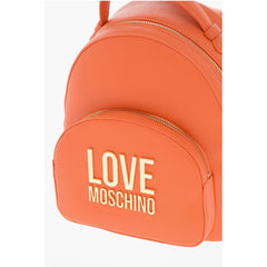 Moschino Orange Polyethylene Backpack