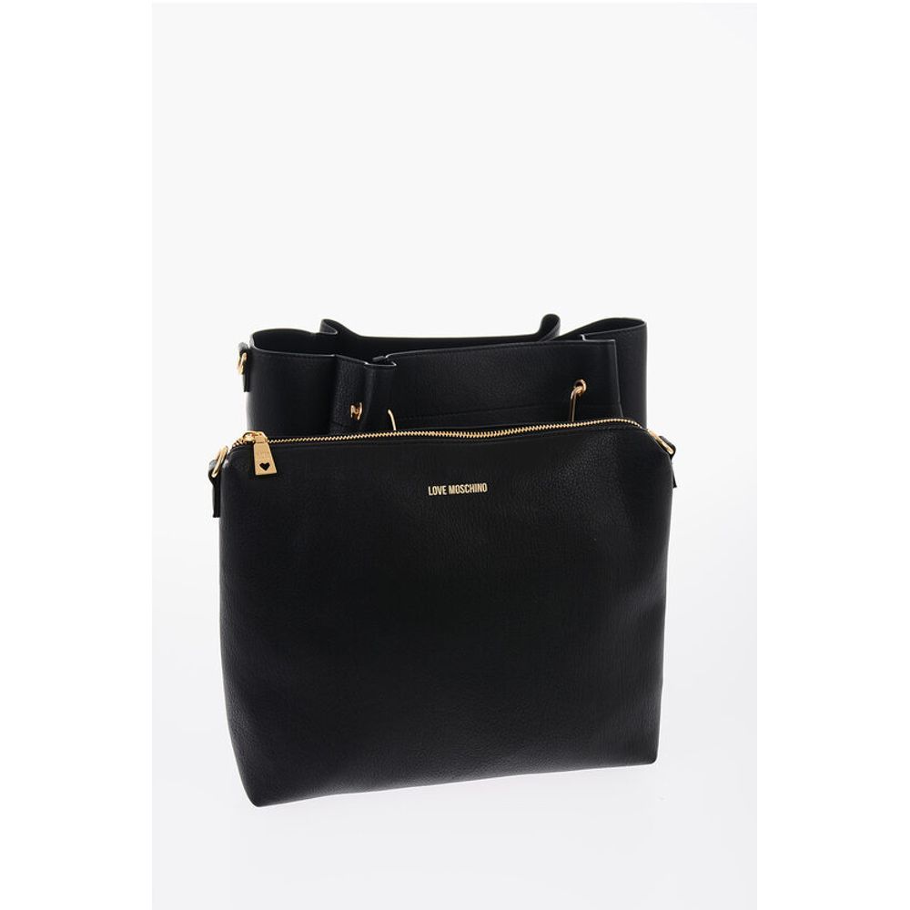 Moschino Black Polyethylene Tote Bag