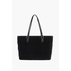 Moschino Black Cotton Shoulder Bag