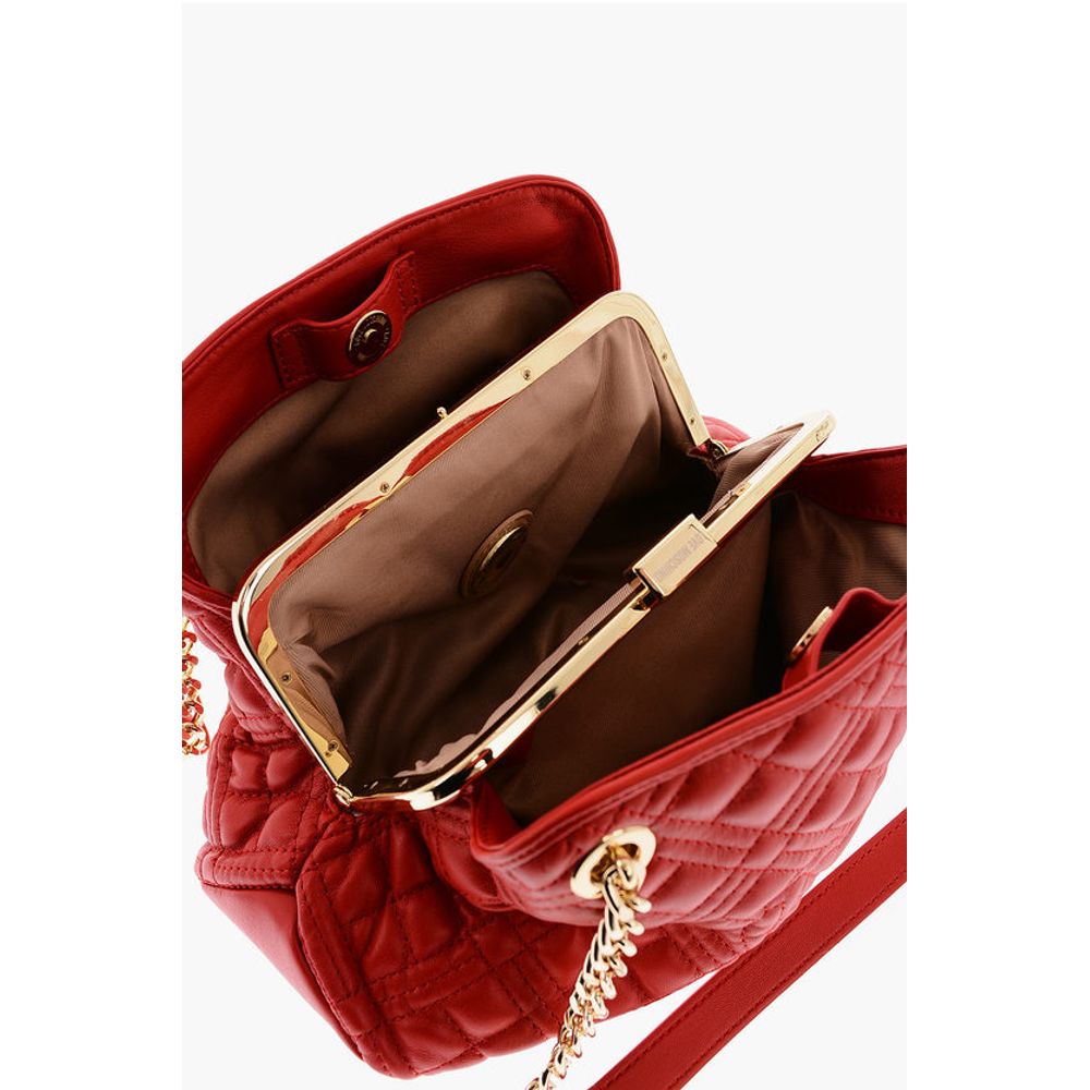Moschino Red Polyethylene Shoulder Bag