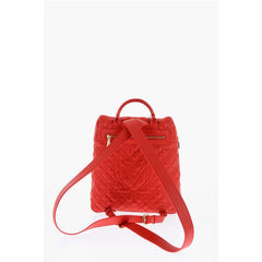 Moschino Red Polyethylene Backpack