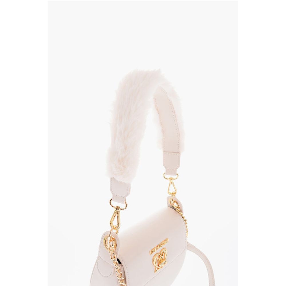 Moschino White Polyethylene Shoulder Bag