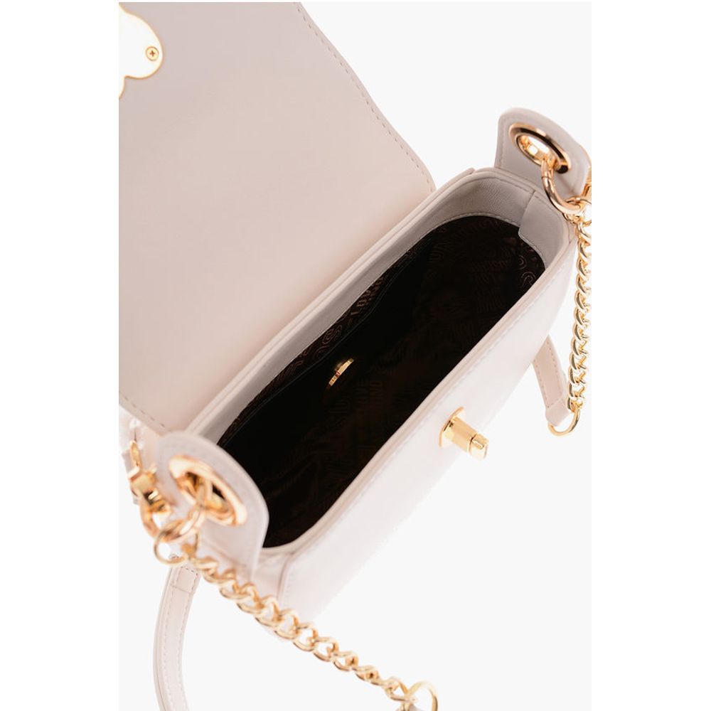 Moschino White Polyethylene Shoulder Bag