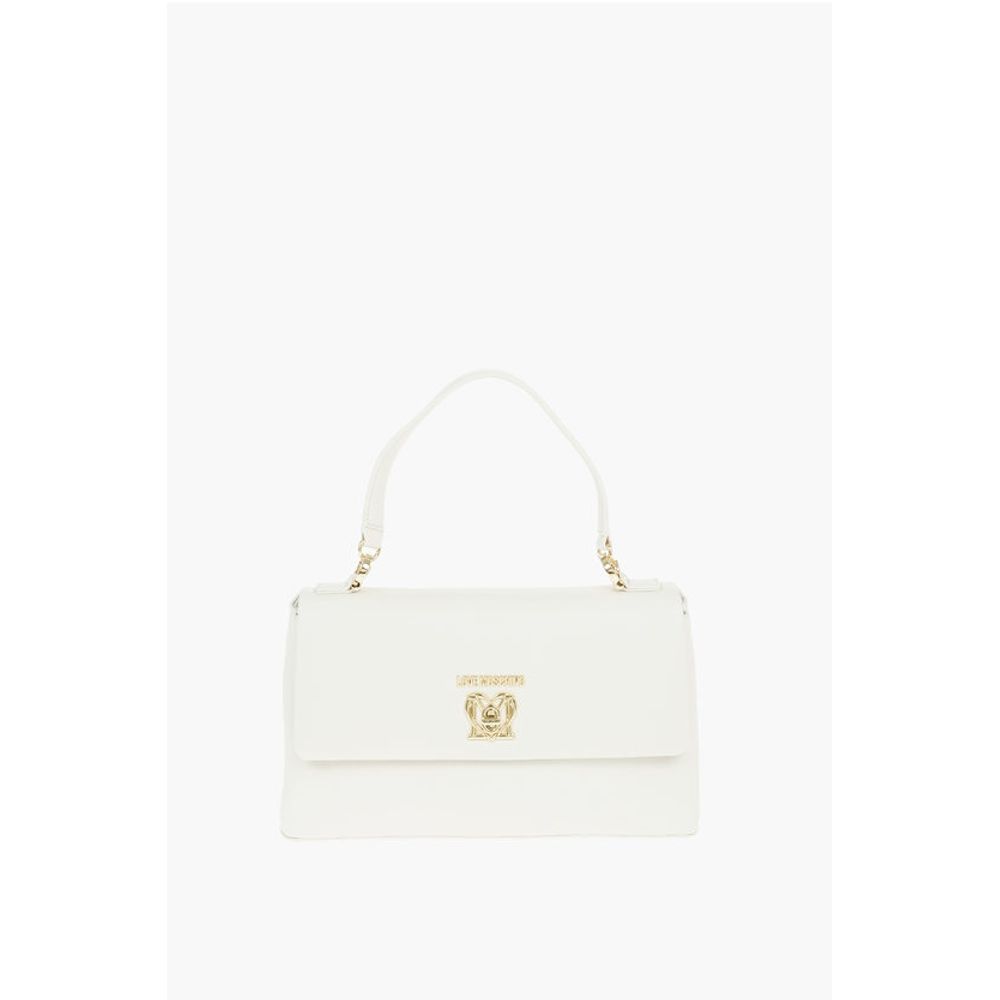 Moschino White Polyethylene Tote Bag