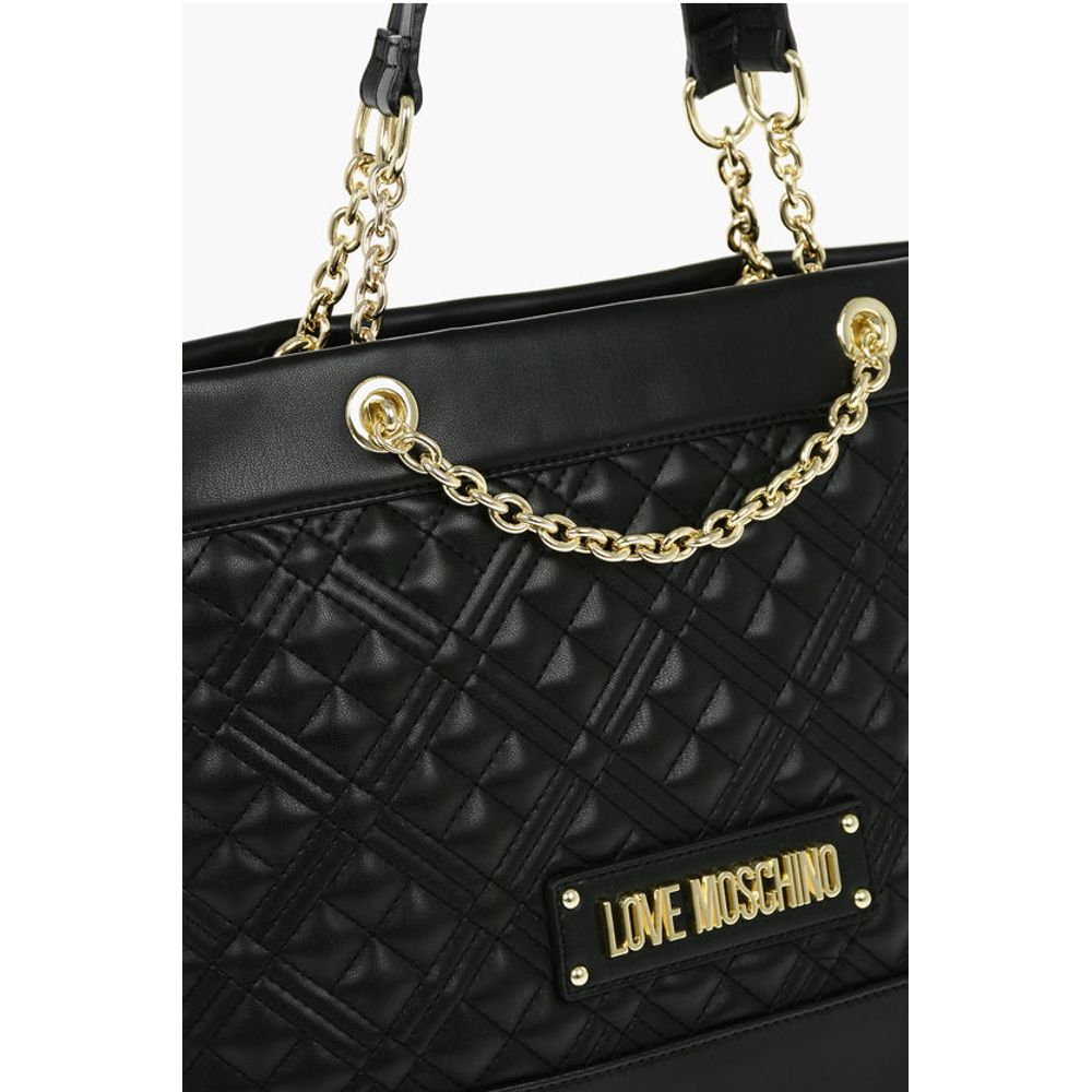 Moschino Black Polyethylene Shoulder Bag