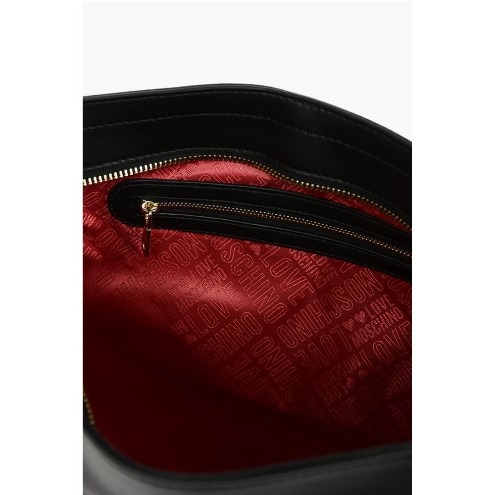 Moschino Black Polyethylene Tote Bag