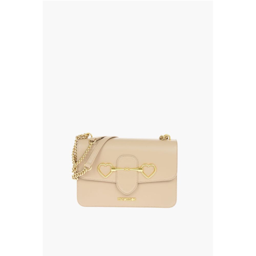 Moschino Beige Polyethylene Shoulder Bag
