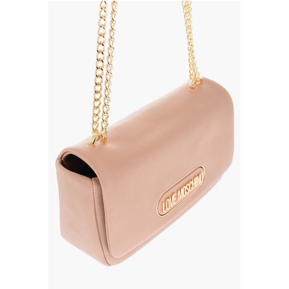 Moschino Brown Polyethylene Shoulder Bag