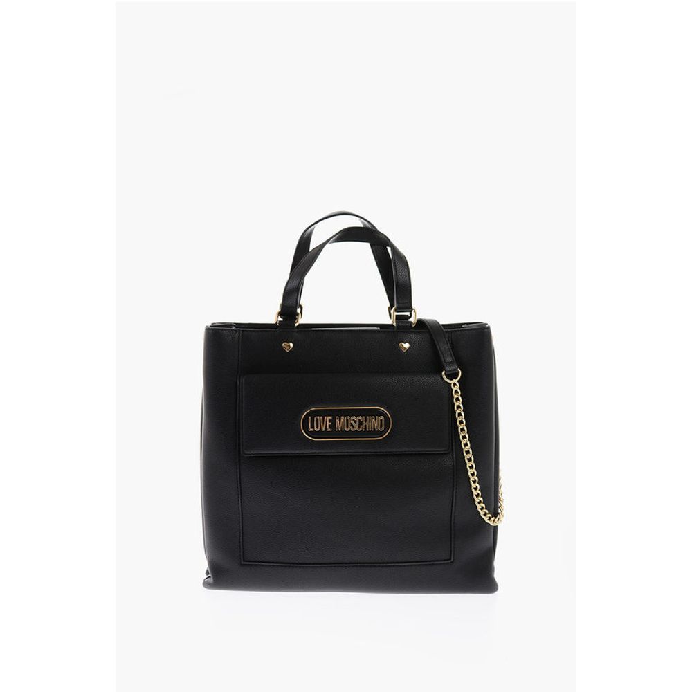 Moschino Black Polyethylene Shoulder Bag