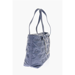Moschino Blue Polyethylene Shoulder Bag