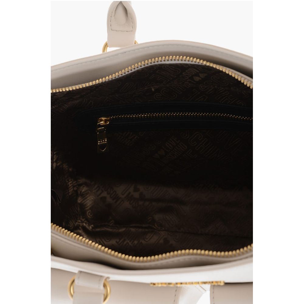 Moschino Beige Polyethylene Tote Bag