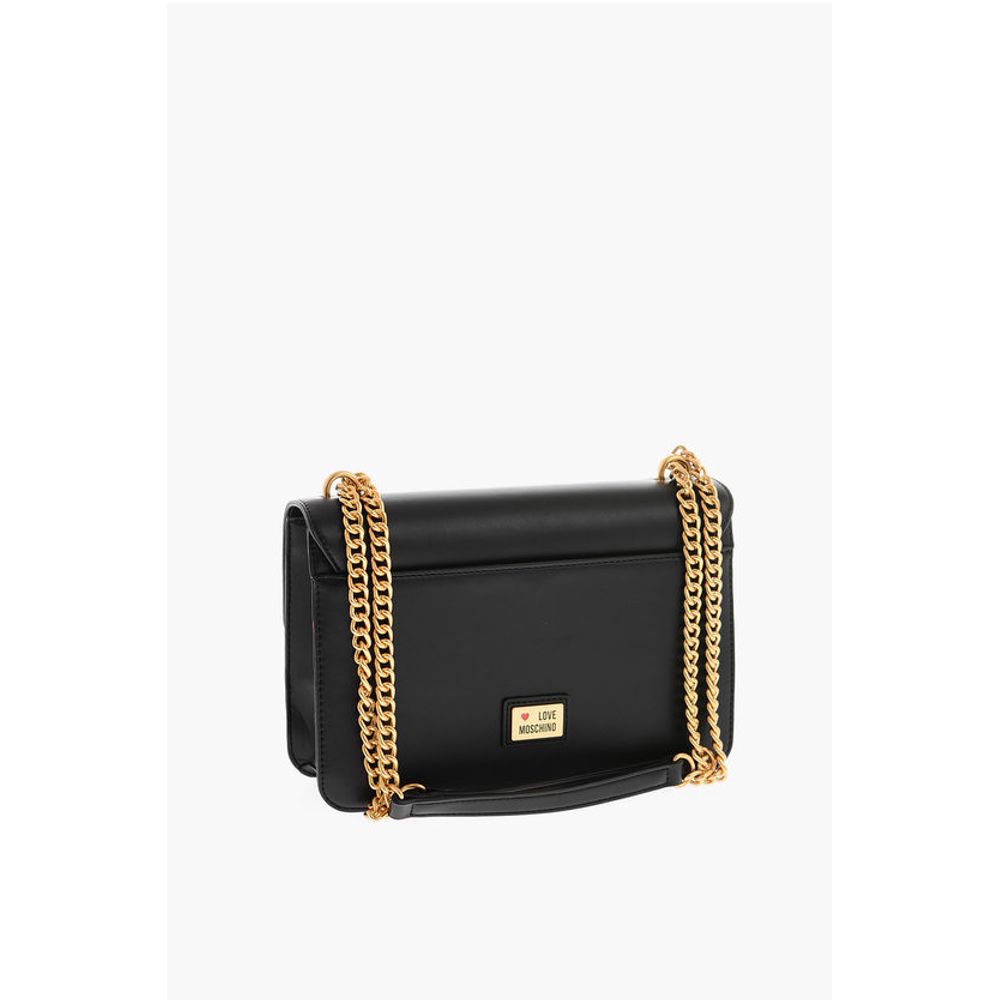 Moschino Black Polyethylene Shoulder Bag