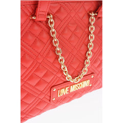 Moschino Red Polyethylene Tote Bag