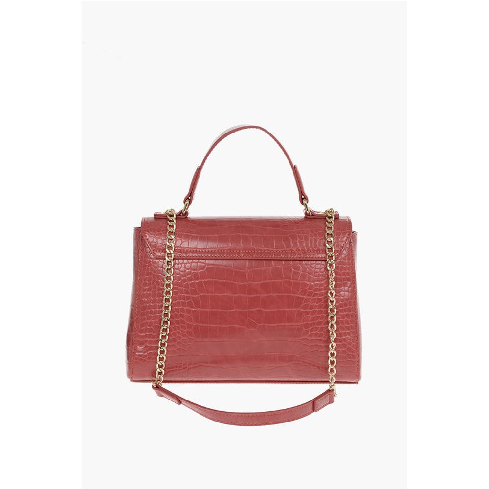 Moschino Red Polyurethane Tote Bag