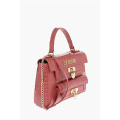Moschino Red Polyurethane Tote Bag