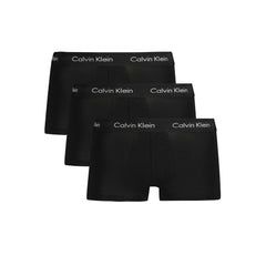 Calvin Klein Black Cotton Men Boxer